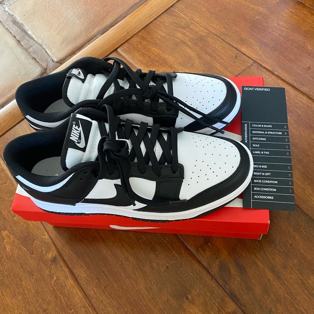 Nike Low Dunk “Pandas”  Black and White Men’s Size 10
